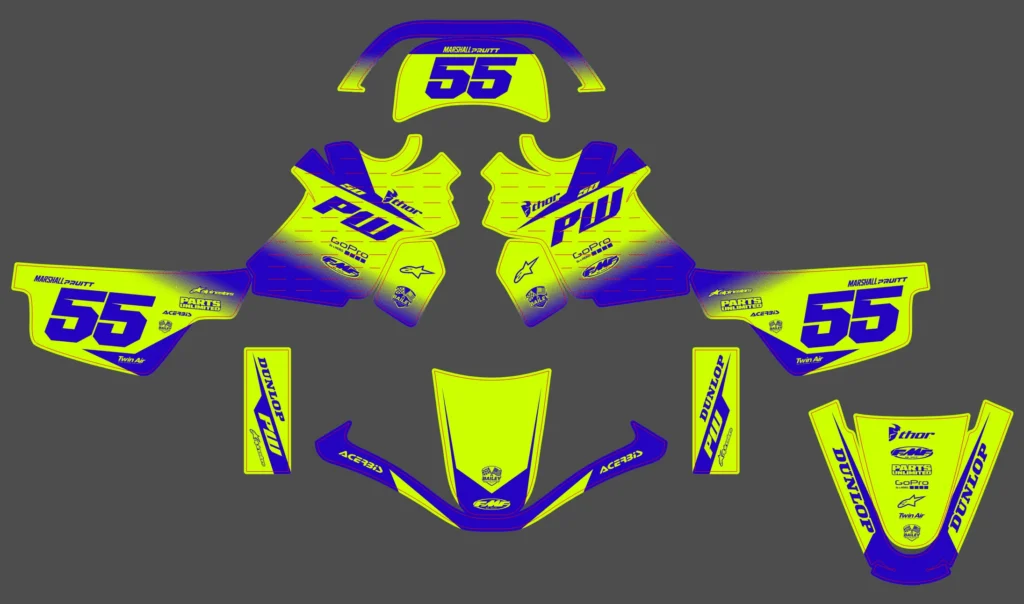 Okleina motocyklowa YAMAHA - YAM-633