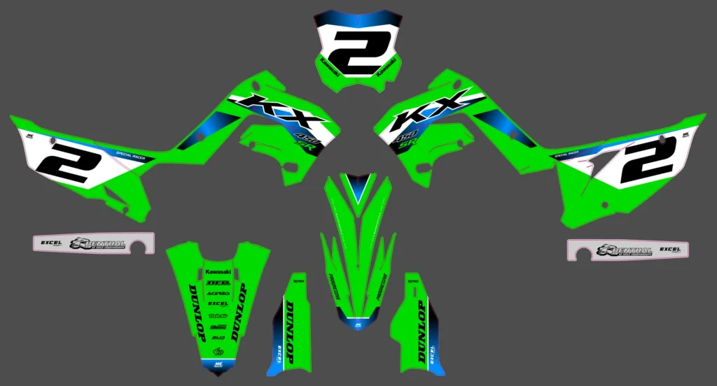 Okleina motocyklowa KAWASAKI - KAW-251