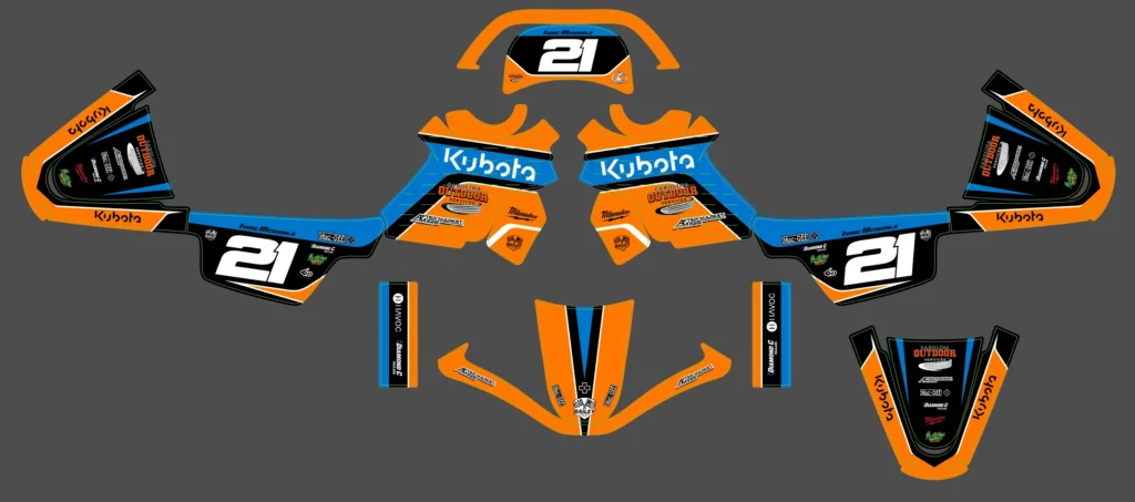 Okleina motocyklowa YAMAHA - YAM-637