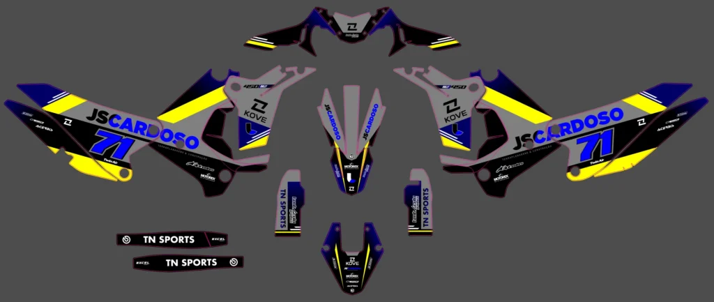 Okleina motocyklowa KOVE - KOV-03