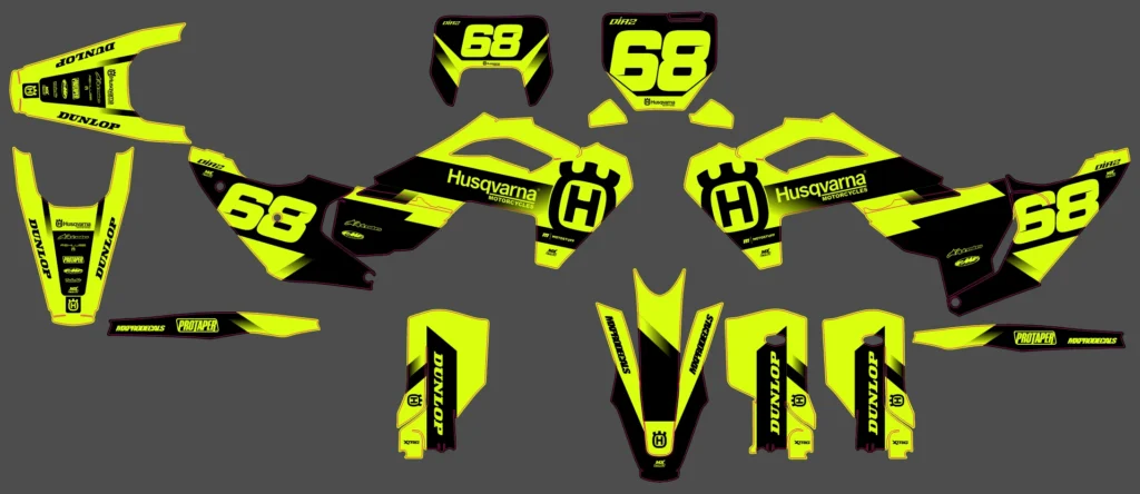 Okleina motocyklowa HUSQVARNA - HUSQ-400