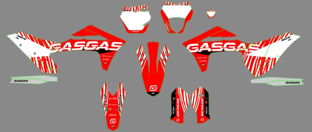 Okleina motocyklowa GAS GAS - GAS-188