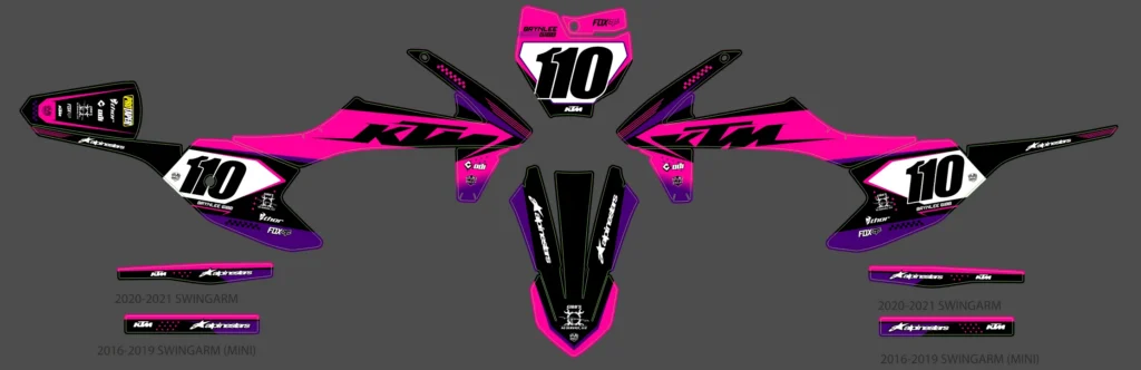 Okleina motocyklowa KTM - KTM-456