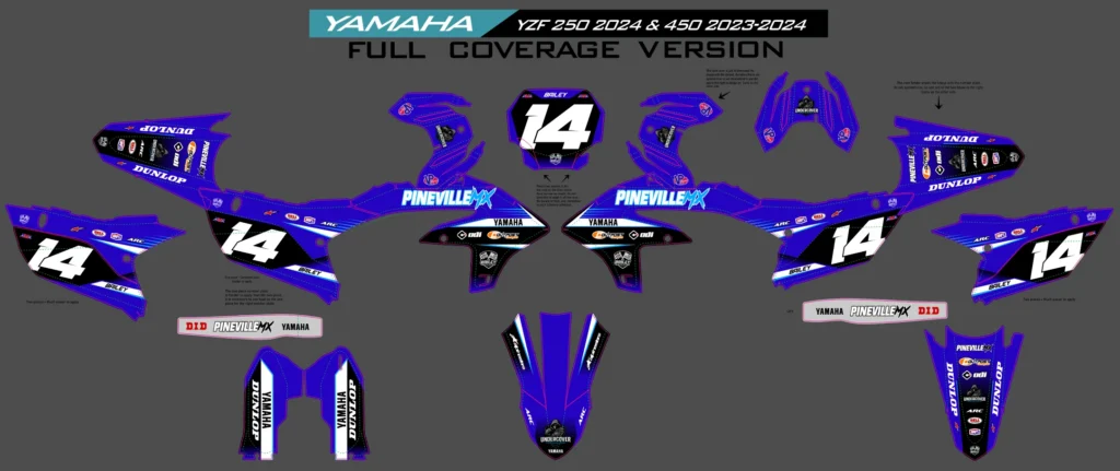 Okleina motocyklowa YAMAHA - YAM-641