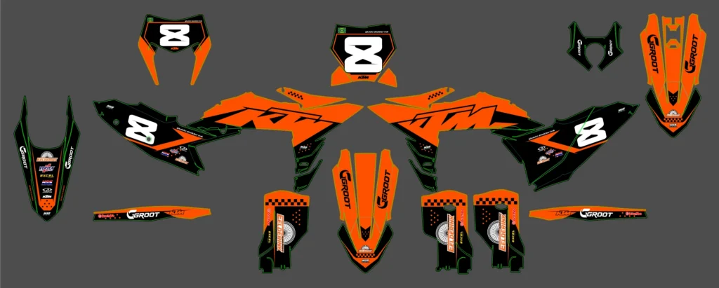 Okleina motocyklowa KTM - KTM-48