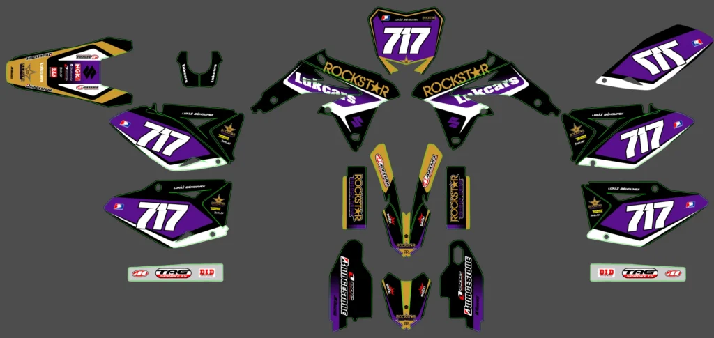 Okleina motocyklowa SUZUKI - SUZ-15