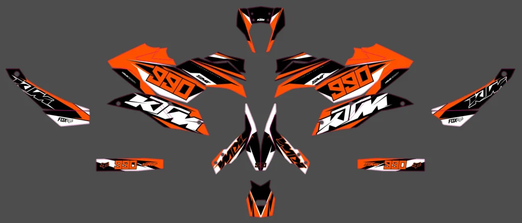 Okleina motocyklowa KTM - KTM-17