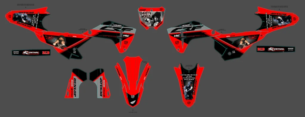 Okleina motocyklowa HONDA - HON-22