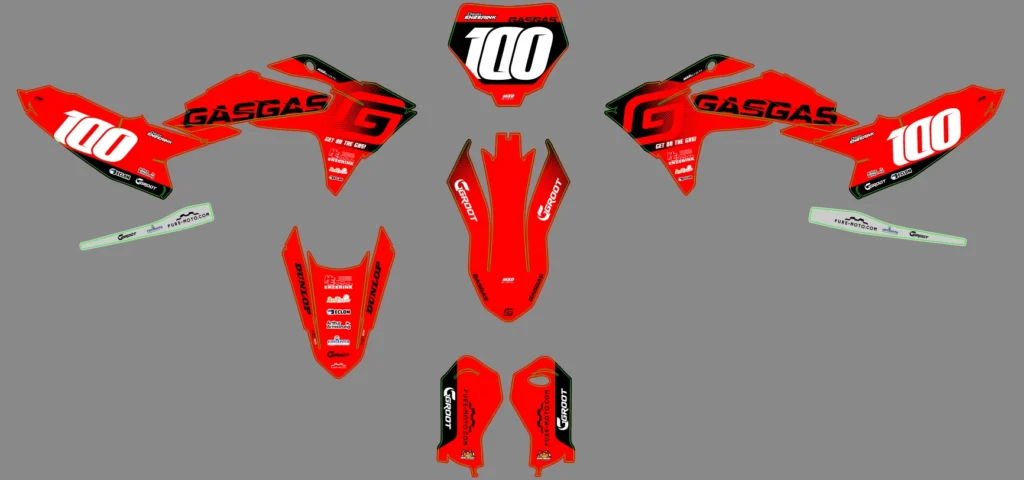 Okleina motocyklowa GAS GAS - GAS-03