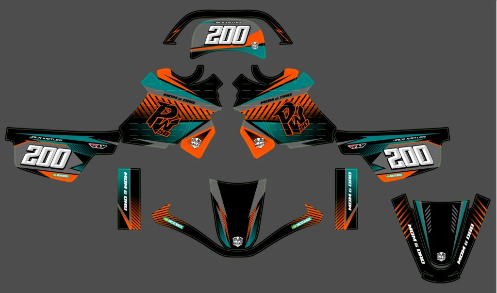 Okleina motocyklowa YAMAHA - YAM-38