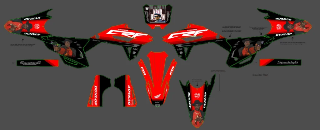 Okleina motocyklowa HONDA - HON-26