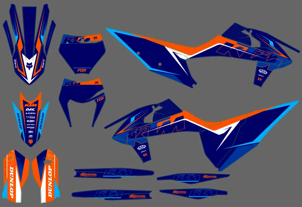 Okleina motocyklowa KTM - KTM-72
