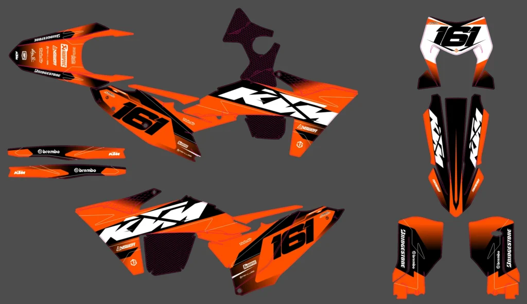 Okleina motocyklowa KTM - KTM-82