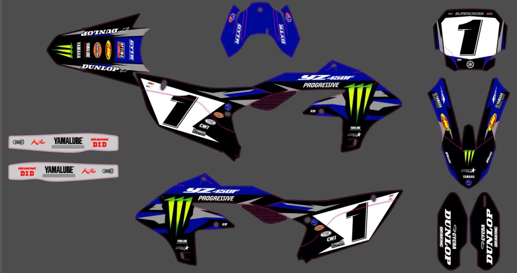 Okleina motocyklowa YAMAHA - YAM-44