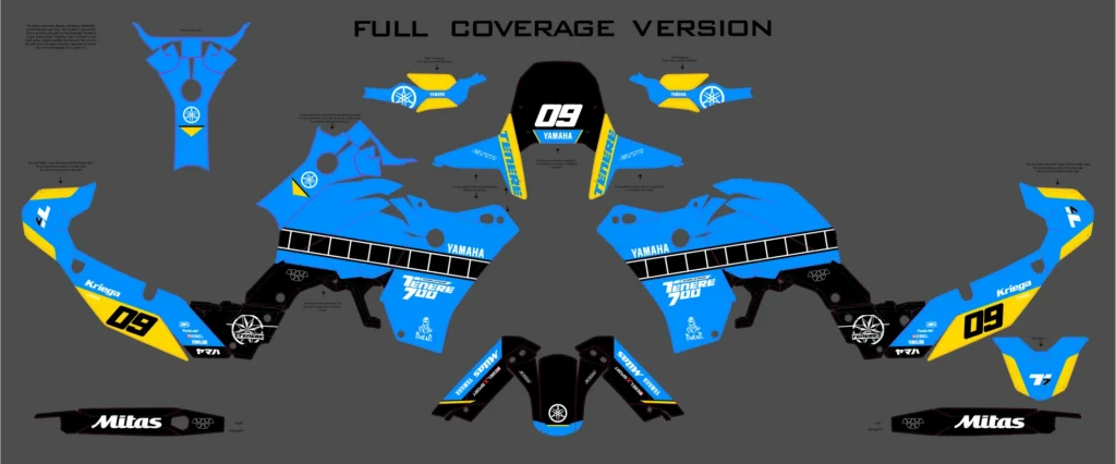 Okleina motocyklowa YAMAHA - YAM-56
