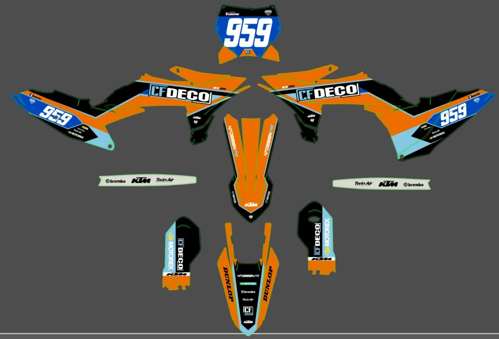 Okleina motocyklowa KTM - KTM-35