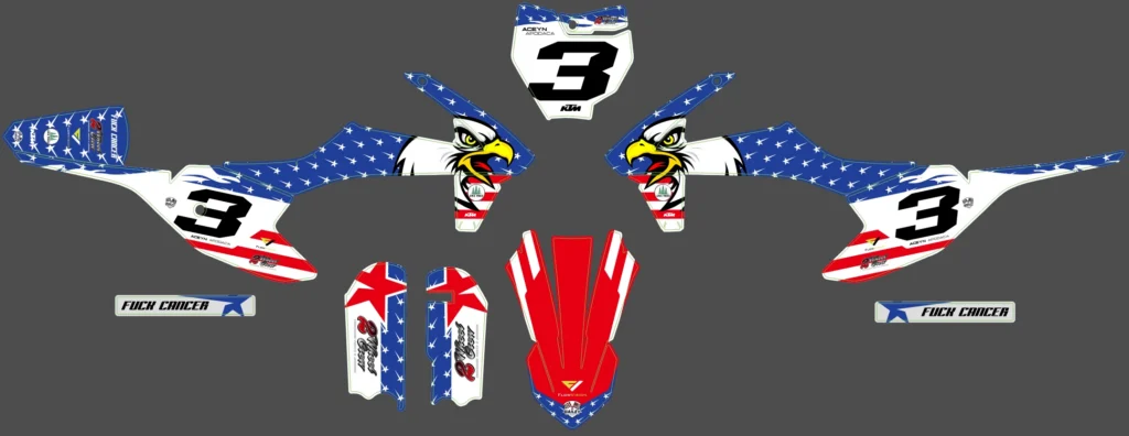 Okleina motocyklowa KTM - KTM-14