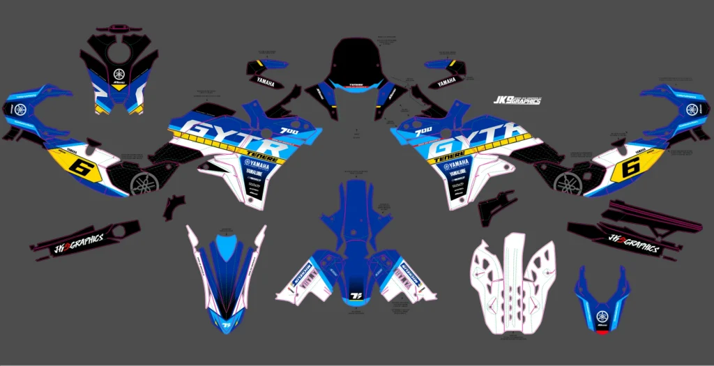 Okleina motocyklowa YAMAHA - YAM-64