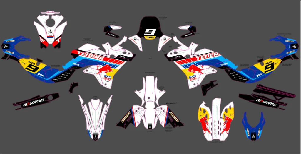 Okleina motocyklowa YAMAHA - YAM-70