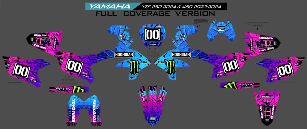 Okleina motocyklowa YAMAHA - YAM-73