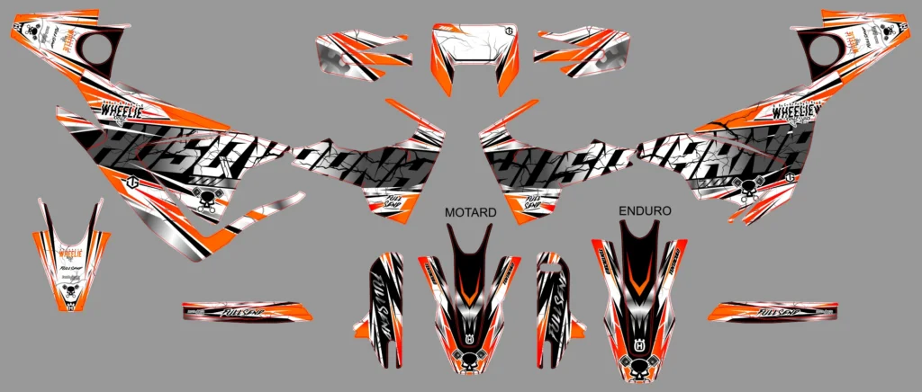 Okleina motocyklowa HUSQVARNA - HUSQ-27