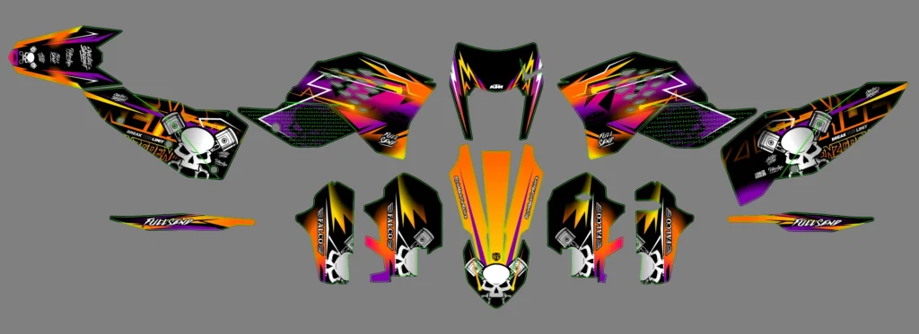 Okleina motocyklowa KTM - KTM-67