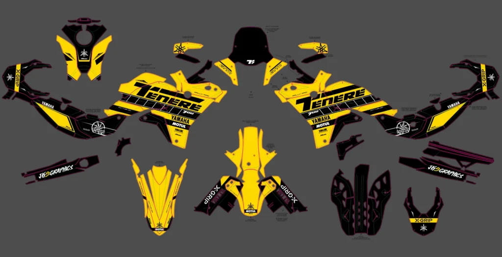 Okleina motocyklowa YAMAHA - YAM-79