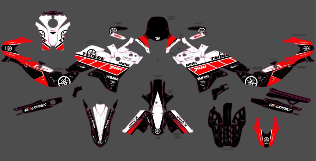 Okleina motocyklowa YAMAHA - YAM-81