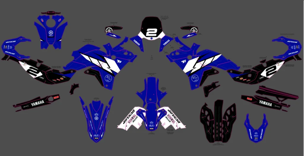 Okleina motocyklowa YAMAHA - YAM-83