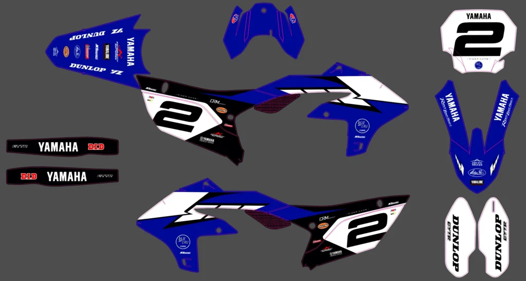 Okleina motocyklowa YAMAHA - YAM-84