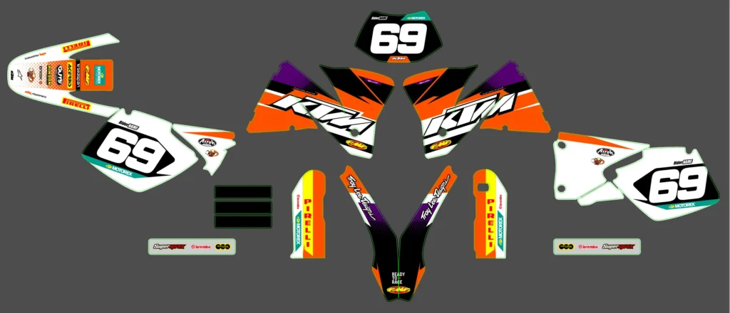 Okleina motocyklowa KTM - KTM-13