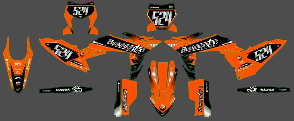 Okleina motocyklowa KTM - KTM-60