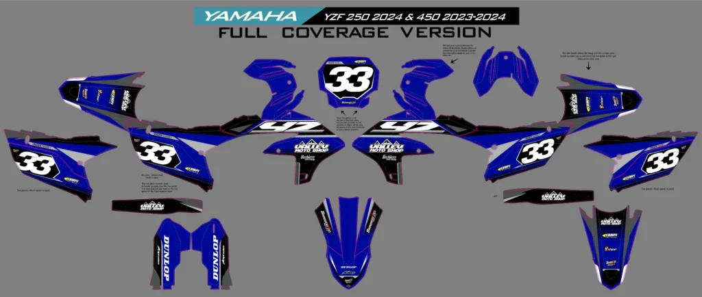 Okleina motocyklowa YAMAHA - YAM-85