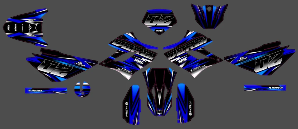 Okleina motocyklowa DERBI - DERBI-14
