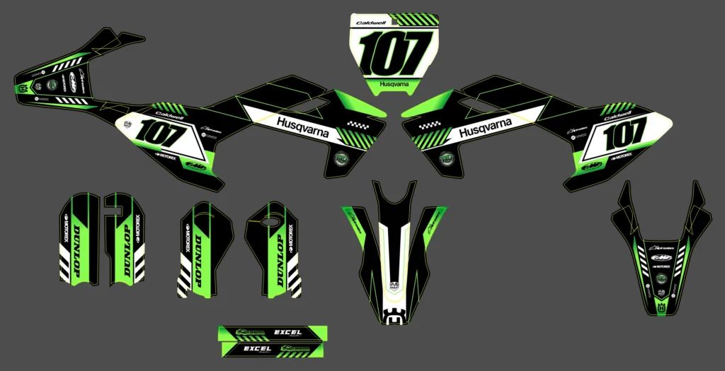 Okleina motocyklowa HUSQVARNA - HUSQ-28