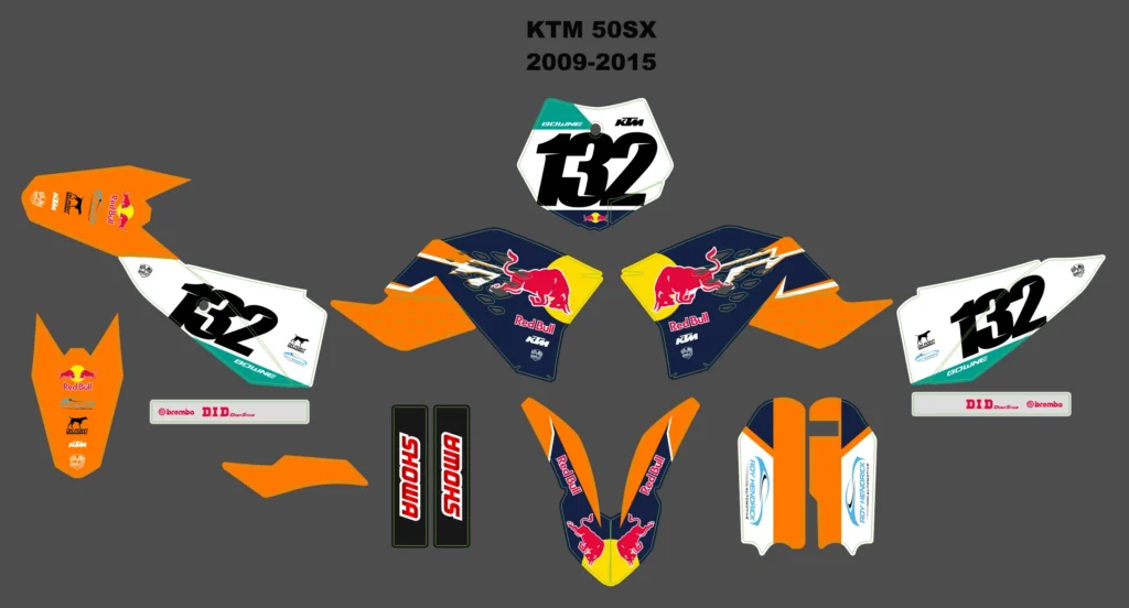 Okleina motocyklowa KTM - KTM-53
