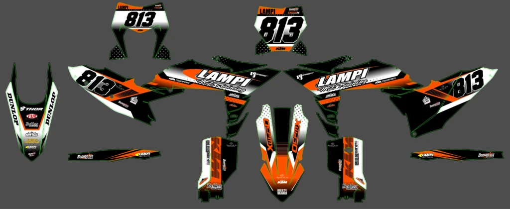 Okleina motocyklowa KTM - KTM-49