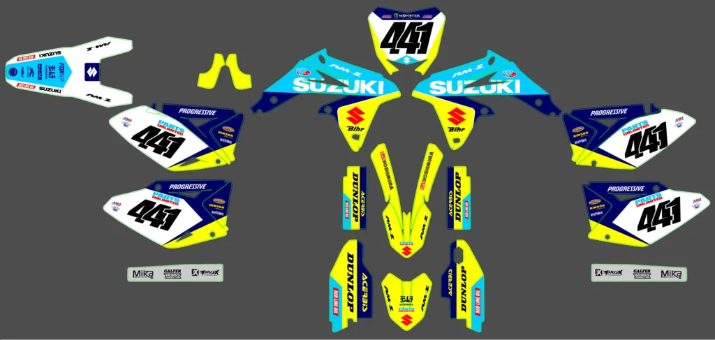 Okleina motocyklowa SUZUKI - SUZ-16