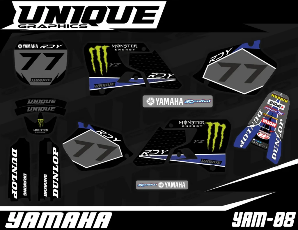 Okleina motocyklowa YAMAHA - YAM-08