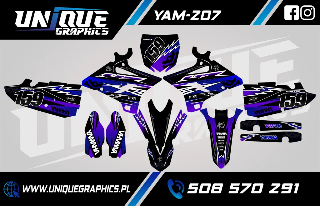 Okleina motocyklowa YAMAHA - YAM-207