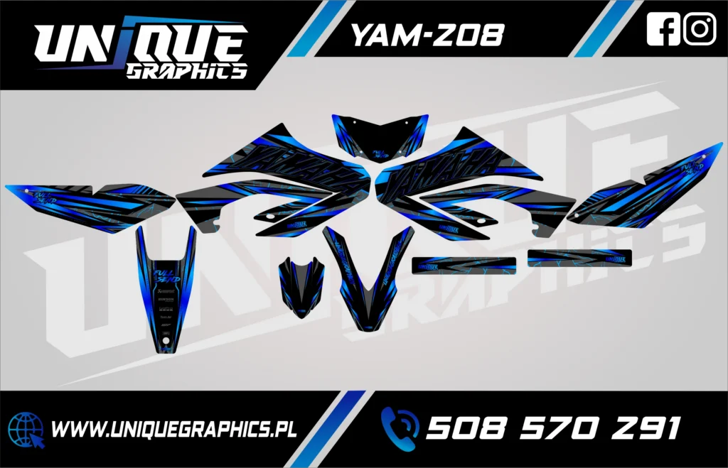 Okleina motocyklowa YAMAHA - YAM-208