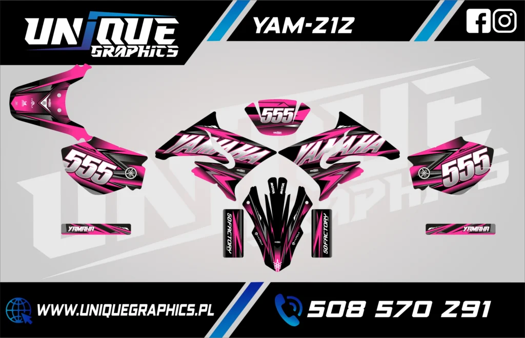 Okleina motocyklowa YAMAHA - YAM-212