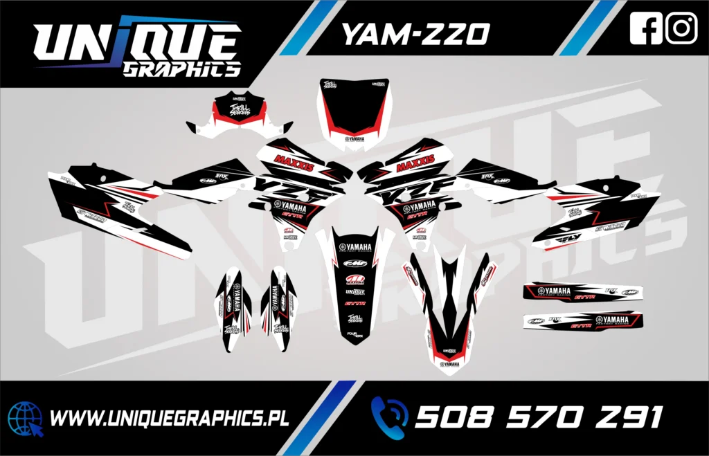 Okleina motocyklowa YAMAHA - YAM-220