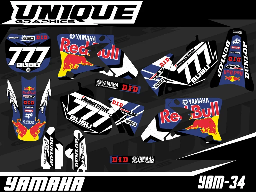 Okleina motocyklowa YAMAHA - YAM-34