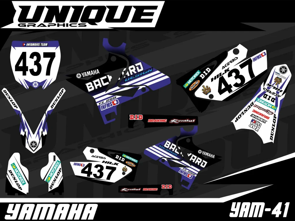 Okleina motocyklowa YAMAHA - YAM-41