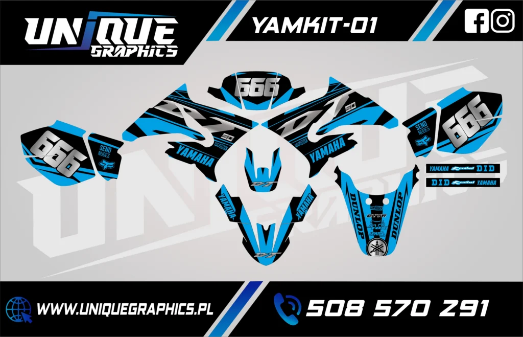 Okleina motocyklowa YAMAHA - YAM-646