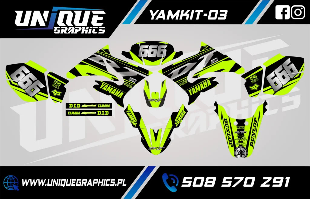 Okleina motocyklowa YAMAHA - YAM-648