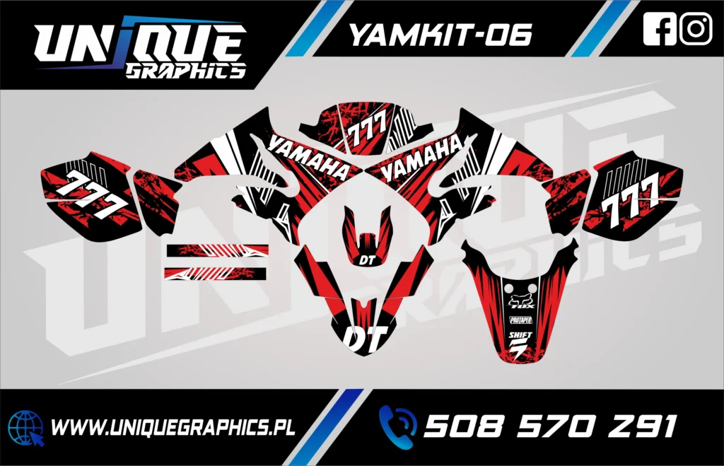 Okleina motocyklowa YAMAHA - YAM-651