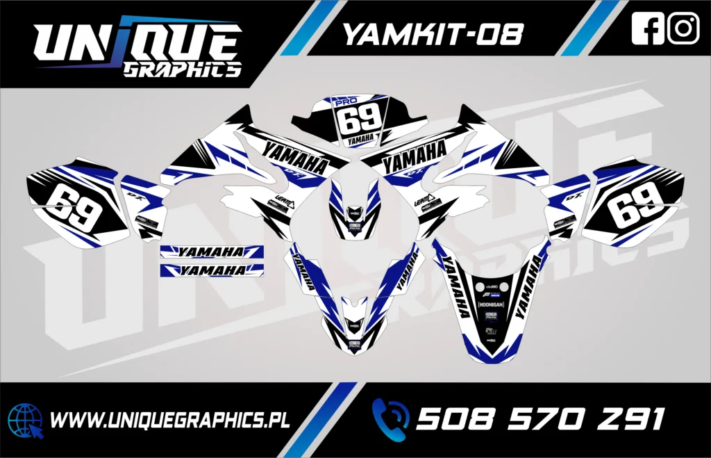 Okleina motocyklowa YAMAHA - YAM-653