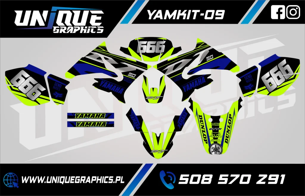 Okleina motocyklowa YAMAHA - YAM-654